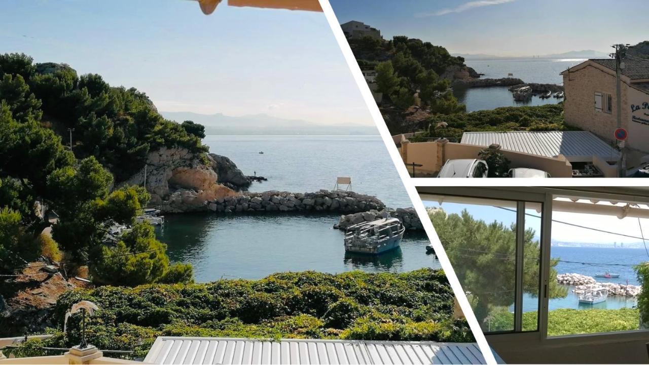 Nouveau Cabanon Calanque De Niolon Vue Mer Et Port Apartment Le Rove Exterior photo